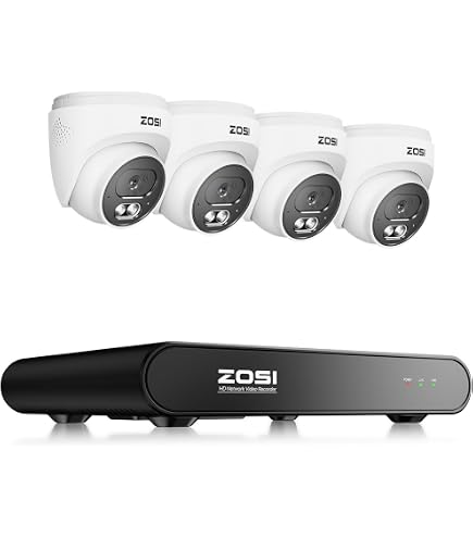 Amazon.com : ZOSI C220 8CH 4MP QHD 2.5K PoE Home Security Camera